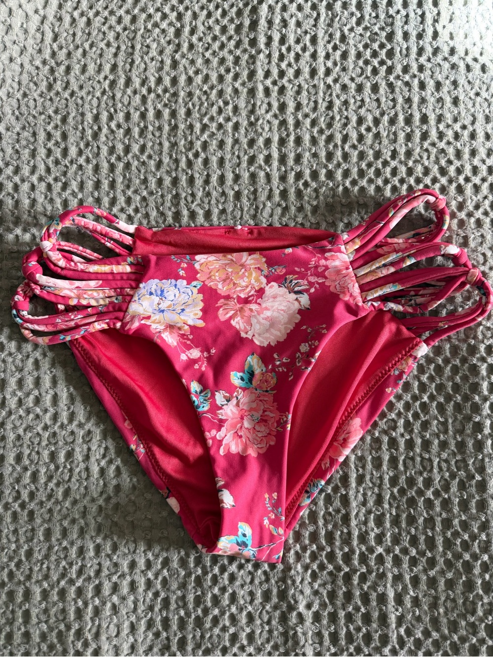 O'Neill Pink Floral Bikini Bottoms